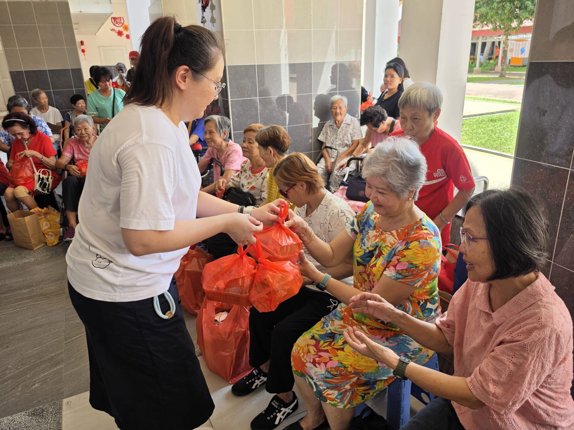 Seniors Interacting at Hub Centre